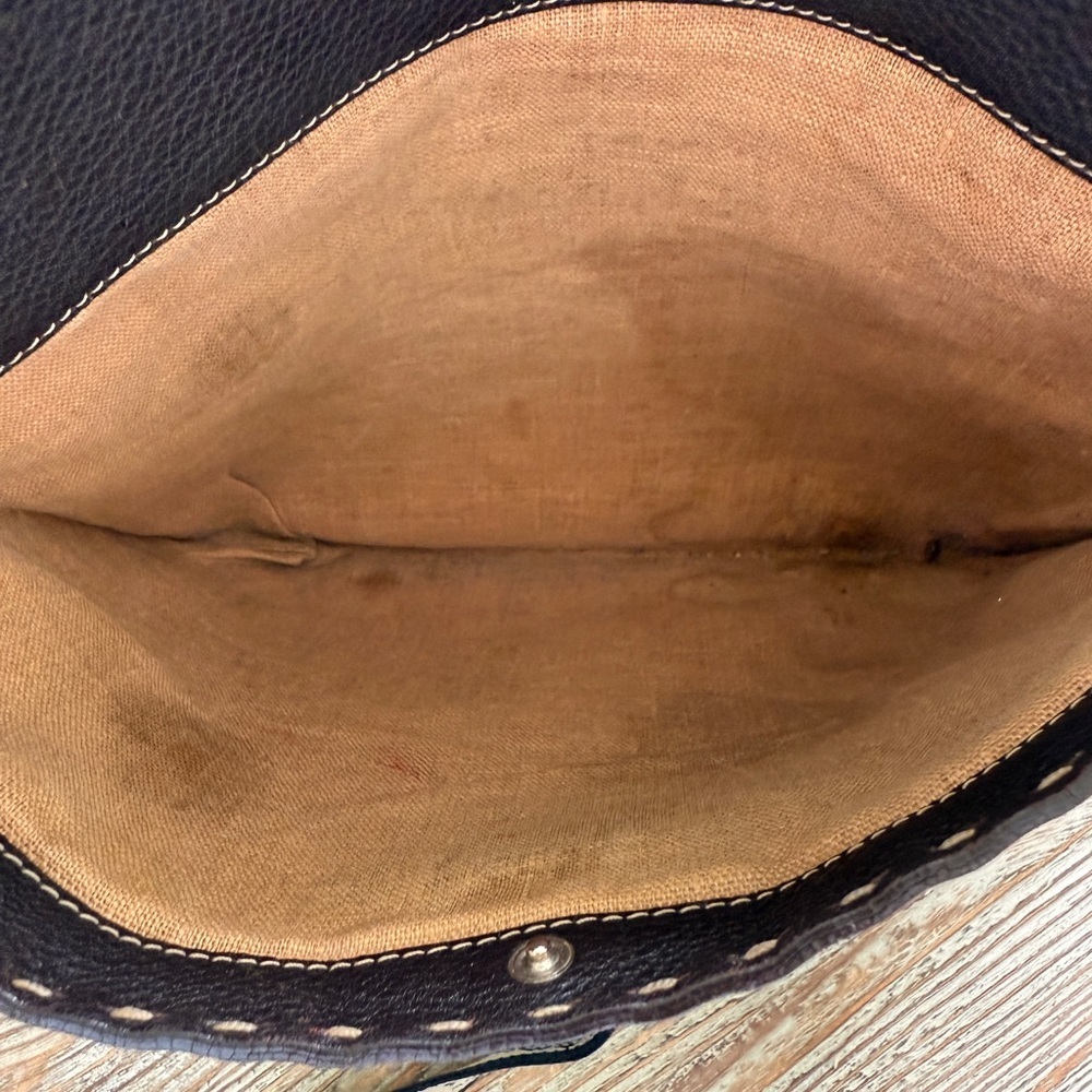 Fendi Crossbody Selleria Leather Zip Top Messenger Bag Brown COLLECTOR’S ITEM - Picture 16 of 16